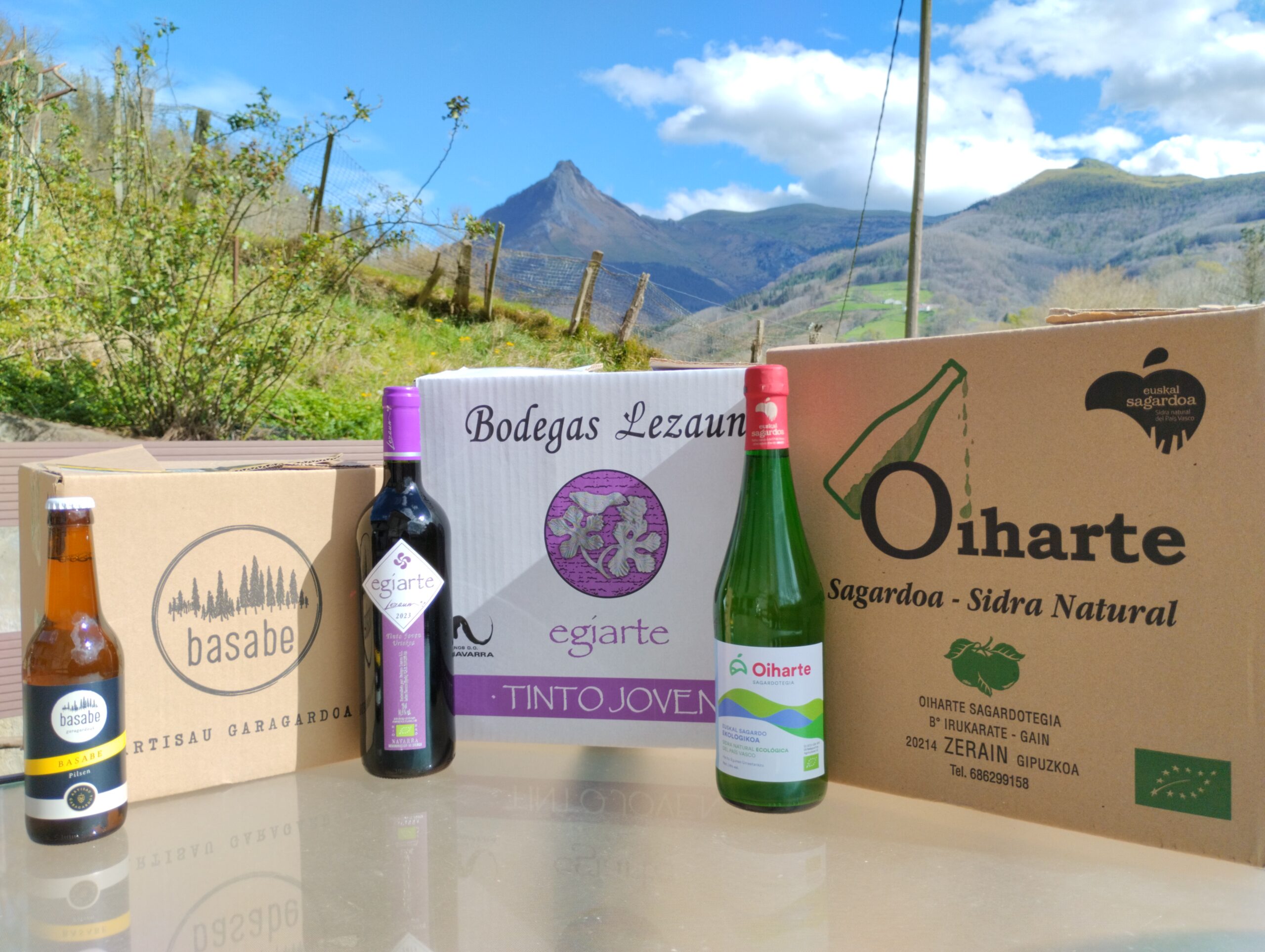 Cerveza, vino y sidra